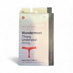 lululemon athletica Red Wunder Most Thong Underwear